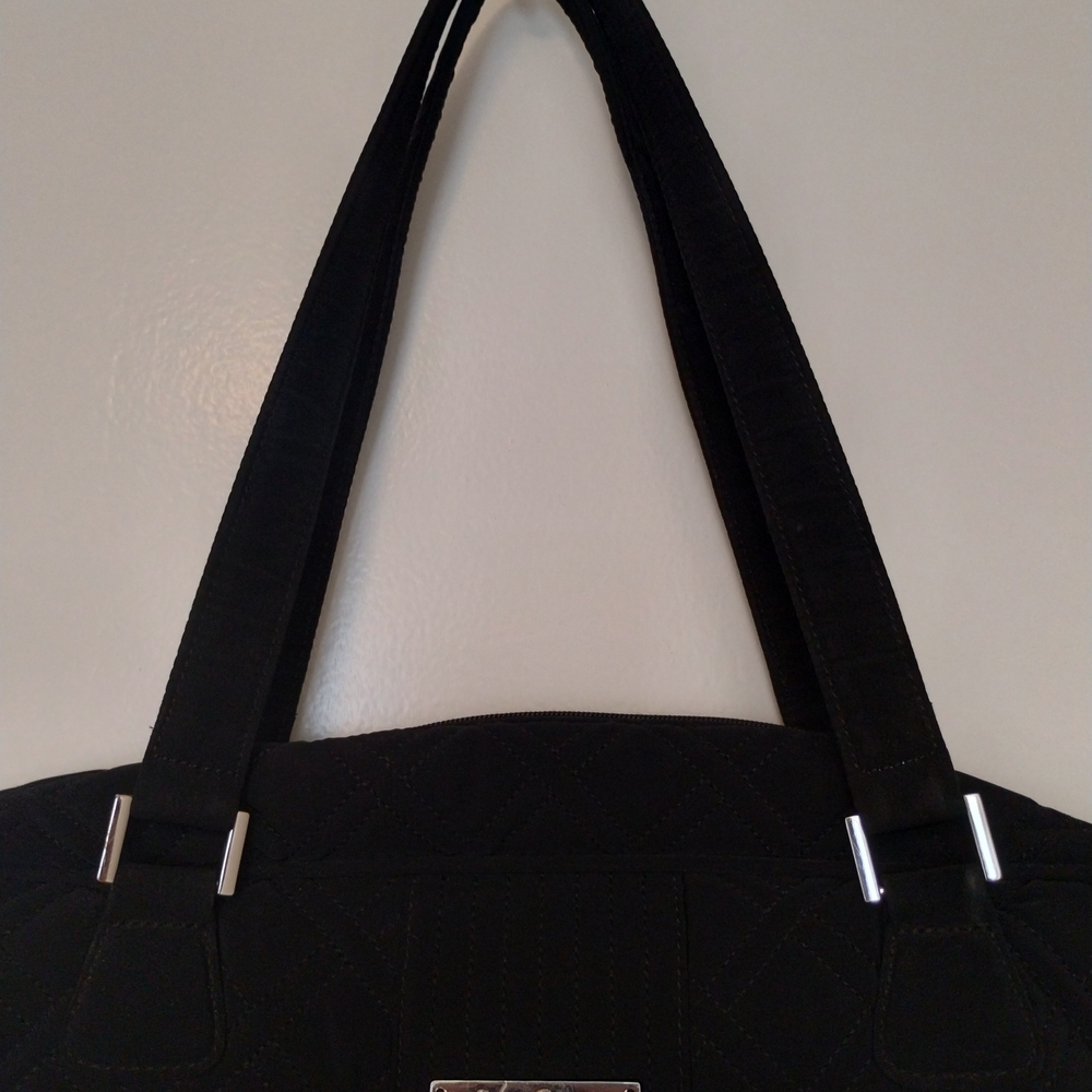 Vera Bradley Black Laptop Bag with Sophisticated Style - Picture 9 of 16